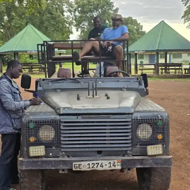 Travellers on a This Way Africa trip