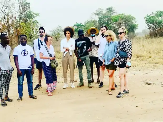 Travellers on a This Way Africa trip