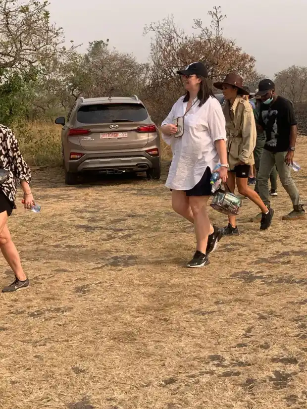 Travellers on a This Way Africa trip