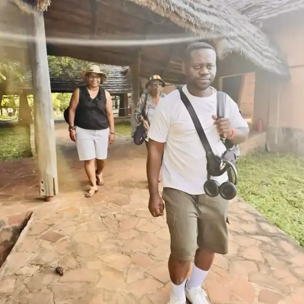 Travellers on a This Way Africa trip