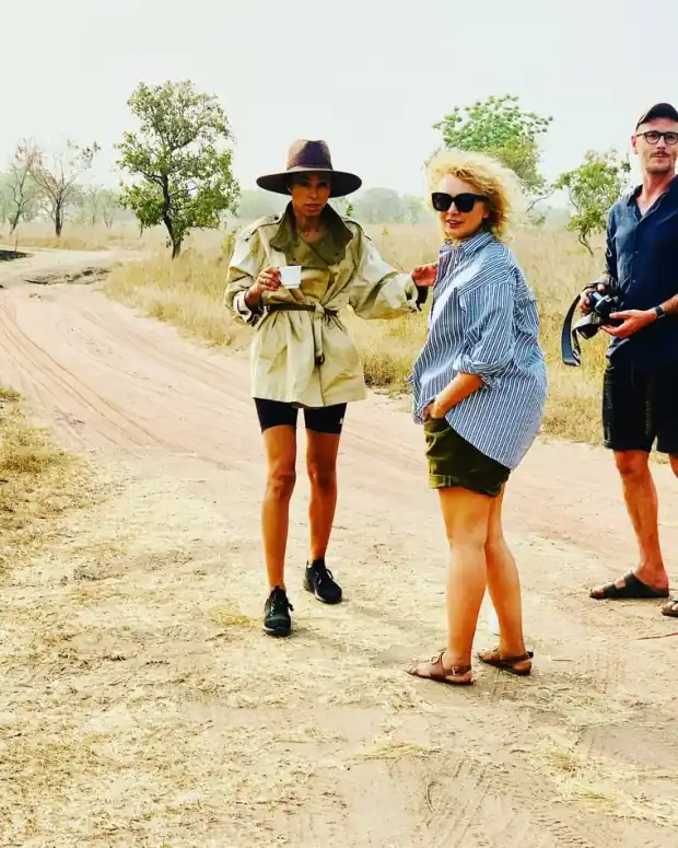 Travellers on a This Way Africa trip